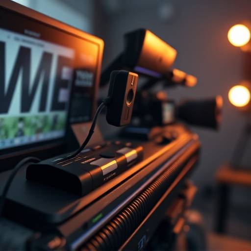 Close-up shot of a video editor working on a timeline in editing software.